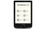 PocketBook 616 Black (6" E InkCarta Frontlight microSD up32Gb)