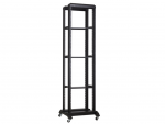 19" 42U AB series Double Open Rack AB6642 600x600x2100 Black color