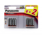 Battery Panasonic EVERYDAY Power Alkaline AAA LR03REE/8B2F 1.5V 8-Blisterpack