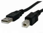 Cable USB 3m Brackton K-US2-ABB-0300.B Plug A to Plug B Black bulk