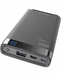 Power Bank Cellularline 12000mAh Slim USB-C Black