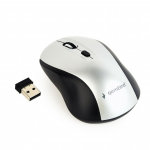 Mouse Gembird MUSW-4B-02-BS Wireless Black-Silver USB