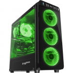 Case ATX Genesis Irid 300 Green (w/o PSU MidiTower ATX)