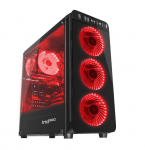 Case ATX Genesis Irid 300 Red (w/o PSU MidiTower ATX)