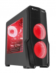 Case ATX Genesis Titan 800 Red (w/o PSU MidiTower ATX)