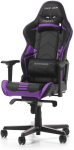 Gaming Chair DXRacer Racing PRO GC-R131-NV-V2 Black/Black/Violet (Max Weight Height 115kg/165-195cm Carbon Look Vinyl & PU)