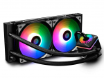 Cooler DEEPCOOL Liquid CAPTAIN 240 PRO RGB Intel/AMD (220W 2xTF120 Fans RGB Lighting PWM)