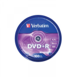 DVD+R VERBATIM 8.5GB 8x Printable 100pcs Cake