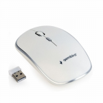 Mouse Gembird MUSW-4B-01-W White Wireless USB
