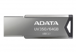 64GB USB Flash Drive ADATA UV350 Silver (R/W:60/30MB/s USB3.1)