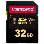 32GB SDHC Card Transcend TS32GSDC700S Class 10 UHS-II U3 (R/W:285/180MB/s)