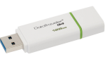 128GB USB Flash Drive Kingston DataTraveler G4 DTIG4/128GB White/Green USB3.0