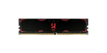 DDR4 16GB GOODRAM IR-2400D464L17/16G Iridium Aluminum BLACK (2400Mhz PC19200 CL17 1.2V)