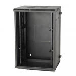 19" 18U Standard Floor Rack SteelNet SN-IRON 18U-06-08-ДП-ПГ-2БГ 600х800х970 Perforated Door Black