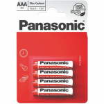 Battery Panasonic Carbon Zinc AAA R03REL/4BPR 1.5V 4-Blisterpack