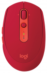 Mouse Logitech M590 Silent Wireless Bluetooth Red USB