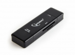 Card Reader Gembird UHB-CR3IN1-01 Black USB3.1 Type-C