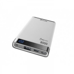 Power Bank Cellularline 8000mAh Slim USB-C White