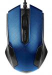 Mouse Qumo M14 Ambidextrous USB Blue