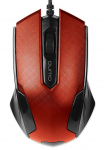 Mouse Qumo M14 Ambidextrous USB Red