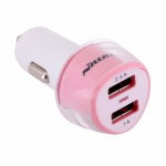 Car Charger Nillkin 2xUSB 3.4A Jelly Pink