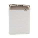 Power Bank TechComm X6 Pocket-Size Ultra Thin Fashionable 6000mAh White