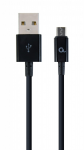 Cable micro USB 1.0m Cablexpert CC-USB2P-AMmBM-1M USB2.0 Black