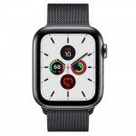 Apple Watch Series 5 44mm MWWL2 Black Case with Space Black Milanese Loop GPS+LTE Black