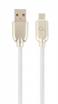 Cable micro USB to USB 1.0m Cablexpert CC-USB2R-AMmBM-1M-W USB2.0 White