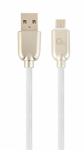 Cable micro USB to USB 2.0m Cablexpert CC-USB2R-AMmBM-2M-W USB2.0 White