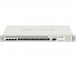 Router MikroTik CCR1036-12G-4S-EM 1U rackmount (12xGigabit LAN 4xSFP LCD 1.2GHz CPU 16GB RAM RouterOS)