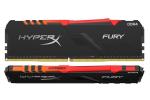 DDR4 16GB (Kit of 2x8GB) Kingston HyperX FURY Black RGB HX426C16FB3AK2/16 (2666Mhz PC4-21300 CL16 1.2V)