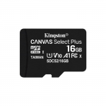 16GB microSDHC Kingston SDCS2/16GBSP Canvas Select Plus (Class 10 A1 UHS-I 600x Up to:100MB/s)