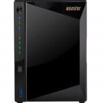 NAS Server ASUSTOR AS4004T 2-bay (Marvell Armada-7020 Dual-Core 1.6GHz 2GB DDR4 3.5" SATA x2 Gigabit LAN x2 Screwless/Toolfree installation)