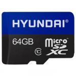 64GB microSD Hyundai Technology SDC64GU1 class 10 UHS-I SD adapter