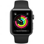 Apple Watch Series 3 42mm MTF32 Space Gray with Black Sport Band