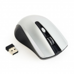 Mouse Gembird MUSW-4B-04-BS Black-Silver Wireless USB