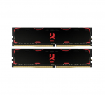 DDR4 8GB (Kit of 2x4GB) GOODRAM IRDM Black IR-2400D464L17S/8GDC (2400MHz PC4-19200 CL17 1.2V)