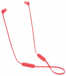Headphones JBL T115BT Coral Red Bluetooth JBLT115BTCOR with Microphone