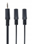 Audio Cable 5m Gembird CCA-415 3.5mm stereo plug to 2 x stereo sockets