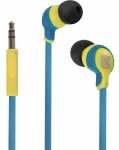 Earphones Defender Juicy MPH-811 Yellow/Blue