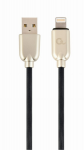 Cable Lightning to USB 1.0m Cablexpert CC-USB2R-AMLM-1M Black