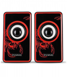 Speakers Marvo SG-201 Red 6W USB