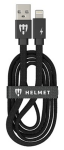 Cable Lightning to USB 1.0m HELMET Kevlar Flat Black