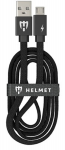 Cable micro USB to USB 1.0m HELMET Kevlar Flat Black