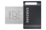 256GB USB Flash Drive Samsung FIT Plus MUF-256AB/APC Grey Plastic Case (R:300MB/s USB3.1)
