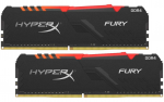 DDR4 16GB (Kit of 2x8GB) Kingston HyperX FURY RGB Black HX437C19FB3AK2/16 (3733MHz PC4-29866 CL19 1.2V)