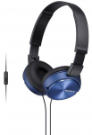 Headphones Sony MDR-ZX310APL with Mic 1x3.5mm Blue