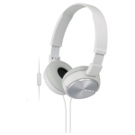 Headphones Sony MDR-ZX310APW with Mic 1x3.5mm White