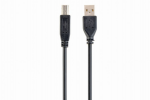 Cable USB AM/BM 1.0m Gembird CCP-USB2-AMBM-1M Black